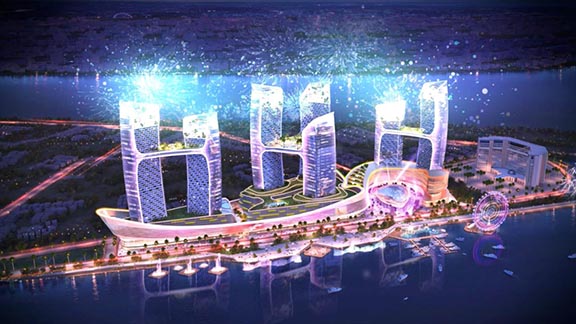 金边城市综合体方案动画