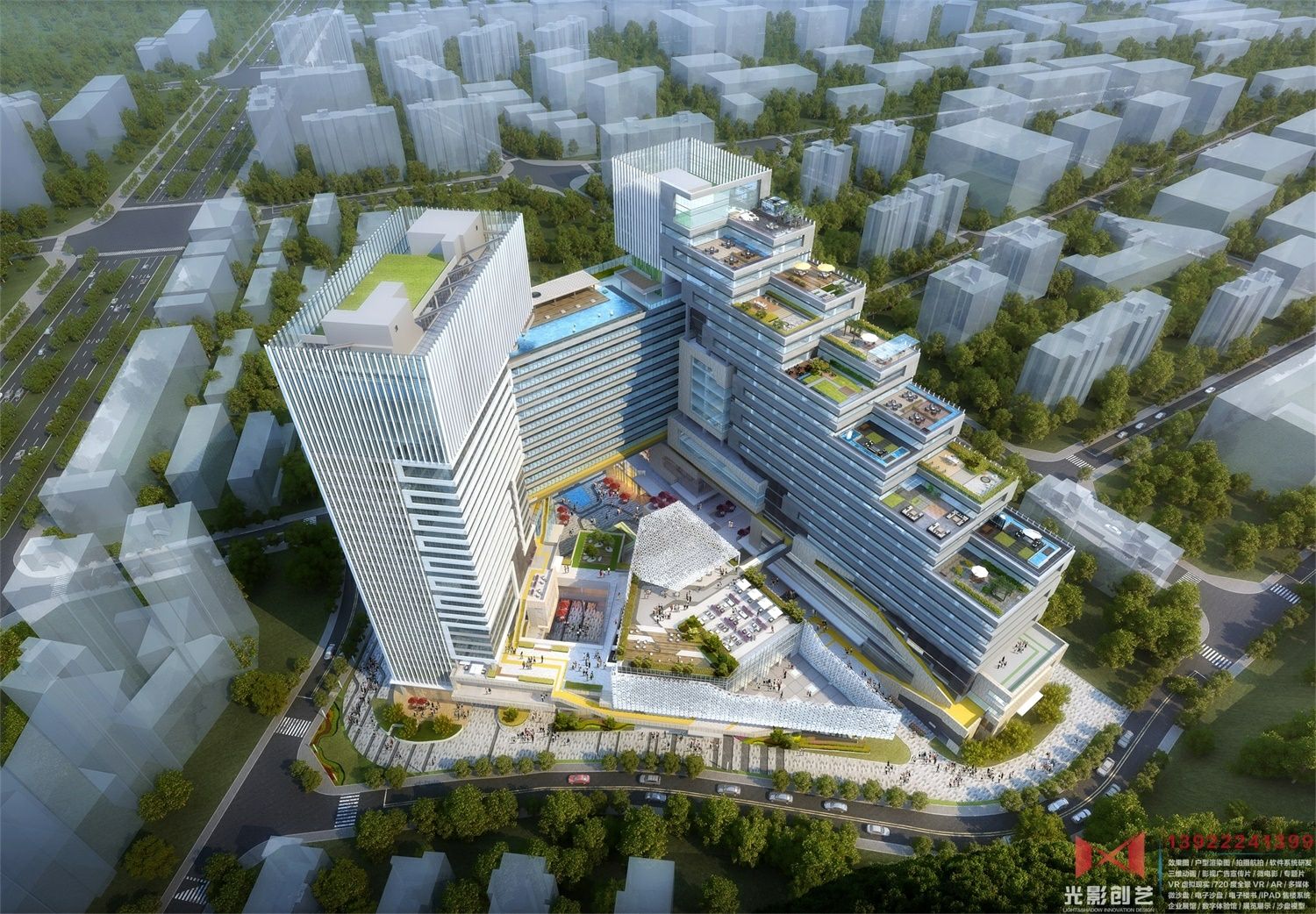 深圳朗峻广场鸟瞰