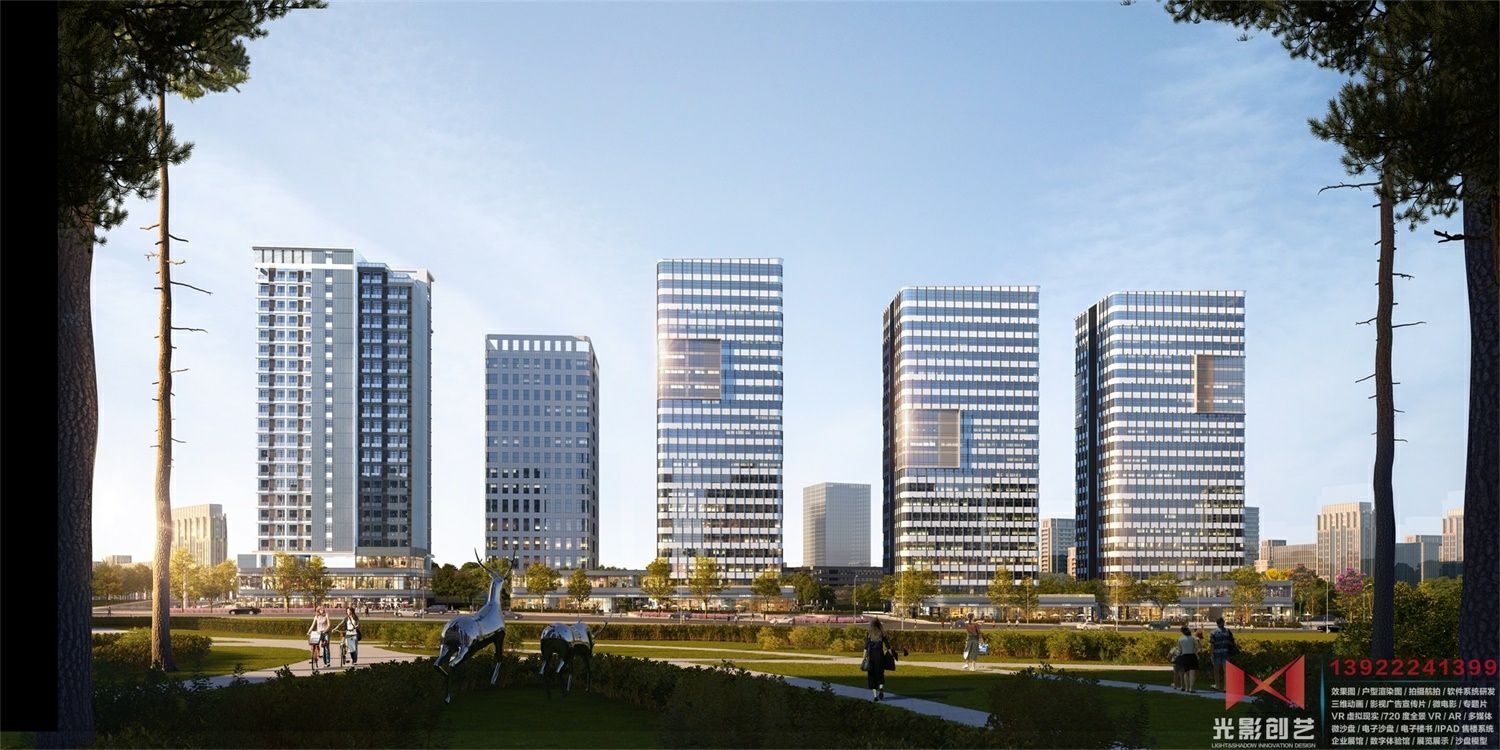 深圳招商TCL海谷科技大厦正立面