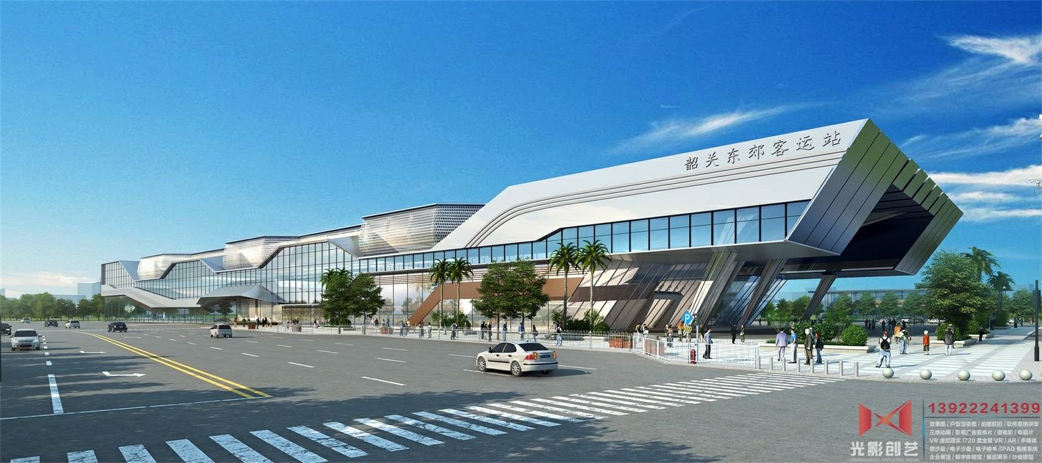 韶关东郊客运站方案二人视效果图